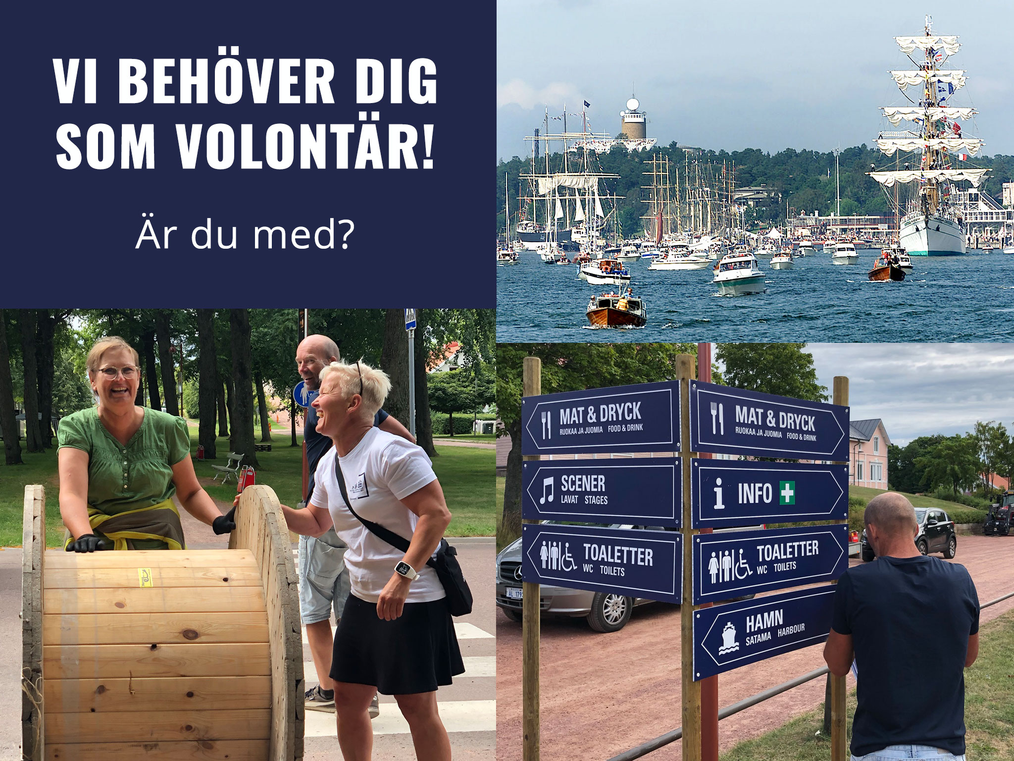 Vi behöver dig som volontär!